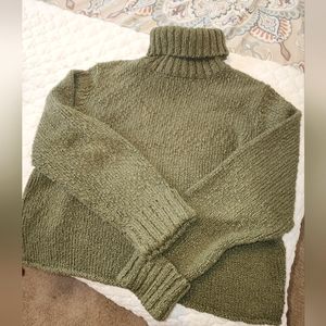 Sundance Green Turtleneck sweater